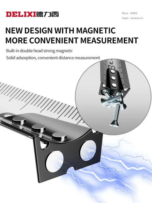 High Precision Tape Measure - Waterproof Thickened Steel Ruler for Woodworking & Construction | Volt Edge™