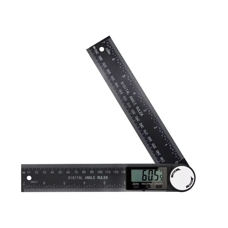 2-in-1 Digital Angle Detector & Ruler - High Precision Woodworking Measurement Tool with LCD Display | Volt Edge™