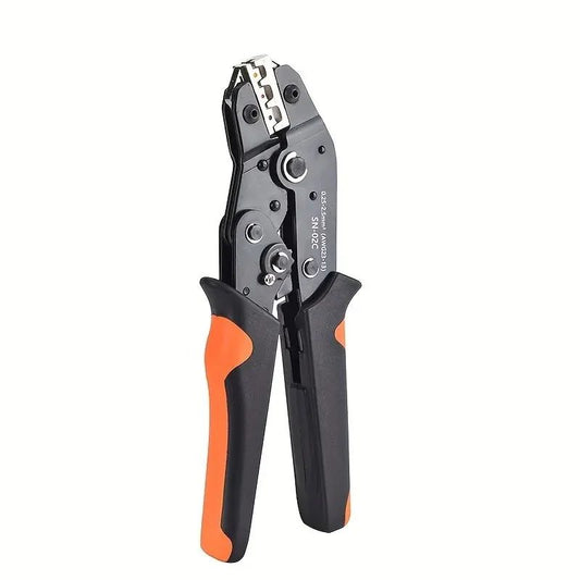 SN-02C Wire Crimping Tool Set - Professional Insulated Terminals Kit with Butt, Ring, Spade Connectors | Volt Edge™