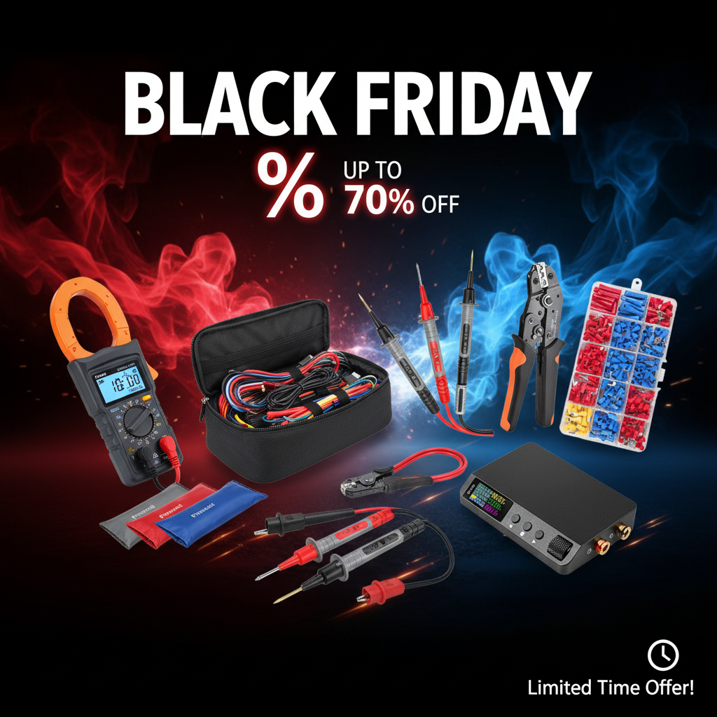 Black Friday Banner with Real Products