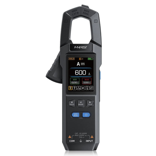 FNIRSI DMC-100 Digital Clamp Meter 10000 Counts - 600A DC/AC Current Tester with USB & NCV Detection | Volt Edge™